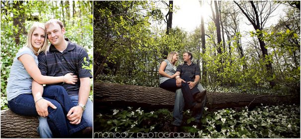 Lindsey & Dan | Engagement Session | Creek Ridge Co Park | Michigan City IN | April 2012