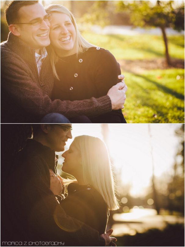 Kristin & Kyle | Notre Dame University Campus Engagement Session | December 2012