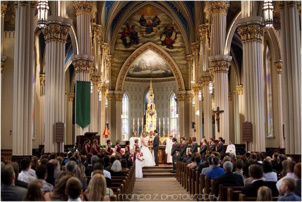 Kelly & Zachary | Notre Dame Basilica Wedding | Hilton Garden Inn, South Bend, IN