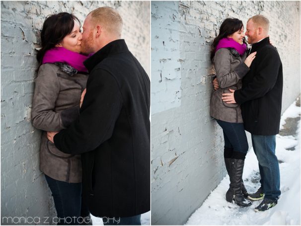 Amanda & Brett | Winter Engagement Mini Session | Laporte County Indiana Wedding Photographer