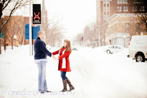 Kim & Tim | Engagement Session | Michigan City IN | Uptown Arts District