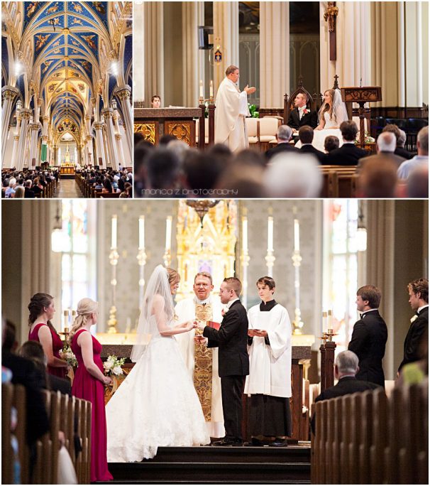 Samantha & Matt | Wedding Photography | Notre Dame University | Basilica of the Sacred Heart Wedding | Century Center Discovery Ballroom | South Bend Indiana | July 2015