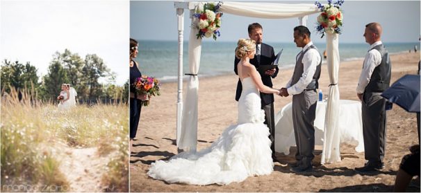 Nicole & Rafael | Wedding Photography | Lake Michigan Beach Wedding | Michigan City IN