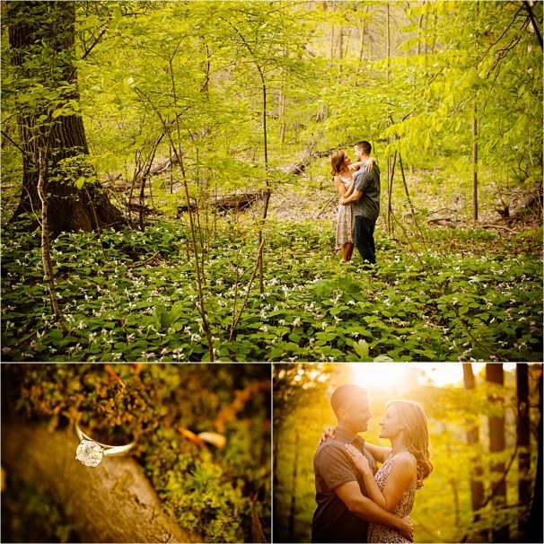 Kara & Mike | Engagement Session | Michigan City IN | Uptown Arts District | Creek Ridge County Park