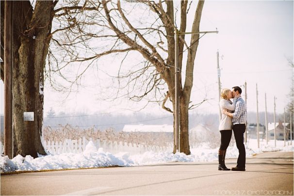Lauren & Andy | Engagement Session | Wintertime | Laporte IN