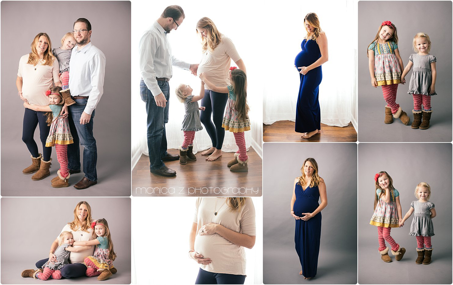 In studio Maternity Session | Uptown Portraiture Collective
