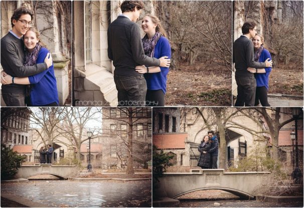 University of Chicago Engagement Session| Wintertime