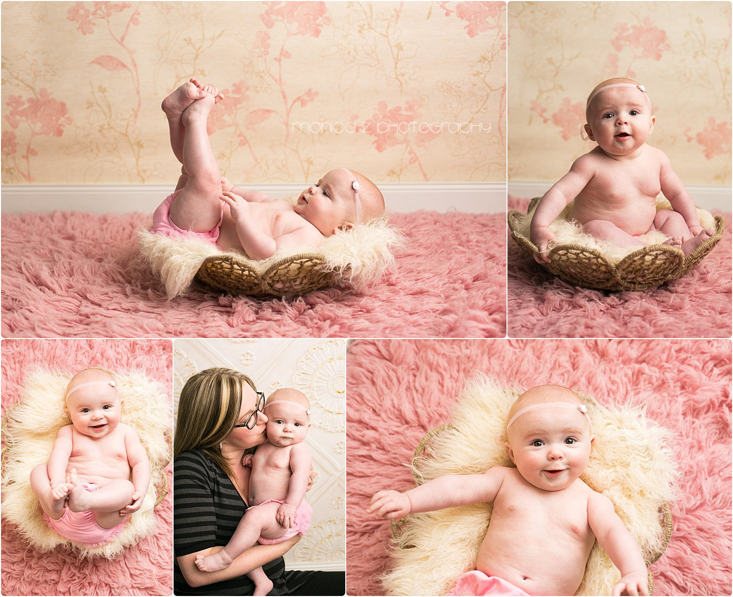 Lily | 6 months | studio – Uptown Portraiture Collective | Babies First Year