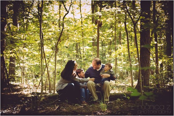 Family Photos in the Woods | Barker Woods | Shirley Heinze Land Trust