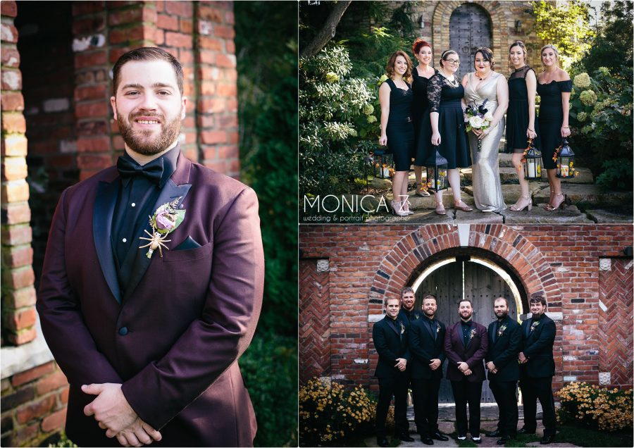 Hamstra Gardens Halloween Wedding Photos