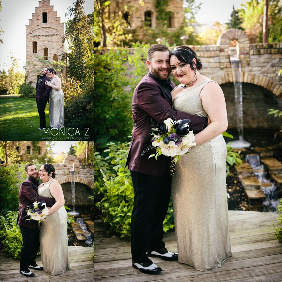 Hamstra Gardens Halloween Wedding Photos