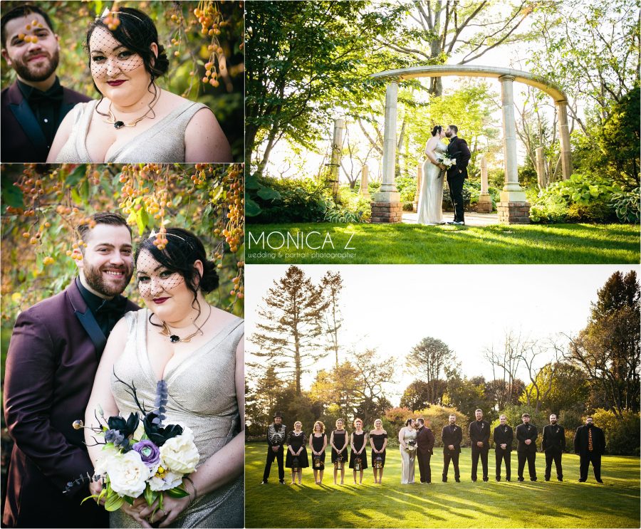 Hamstra Gardens Halloween Wedding Photos