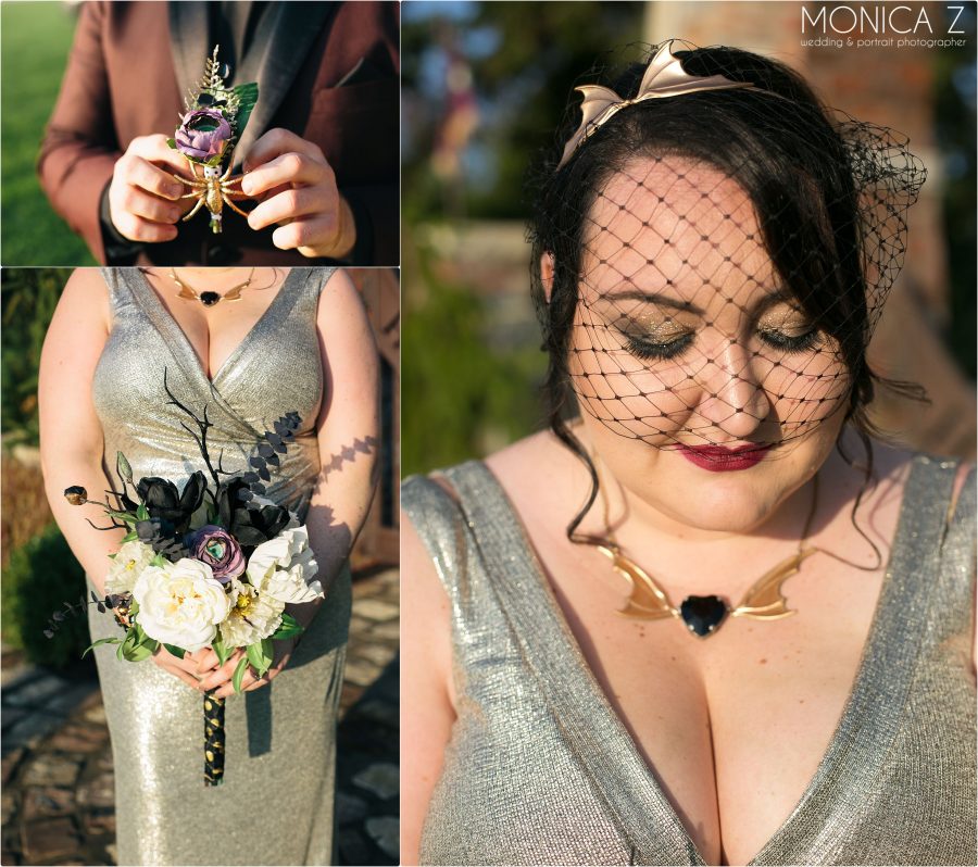 Hamstra Gardens Halloween Wedding Photos