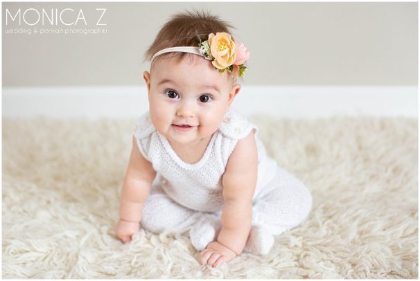 Emily | 6 months | In home portrait session | Wintertime