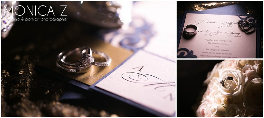 Details at Sand Creek Country Club wedding Reception