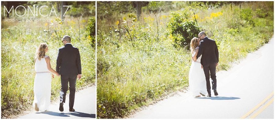 Indiana dunes wedding photo