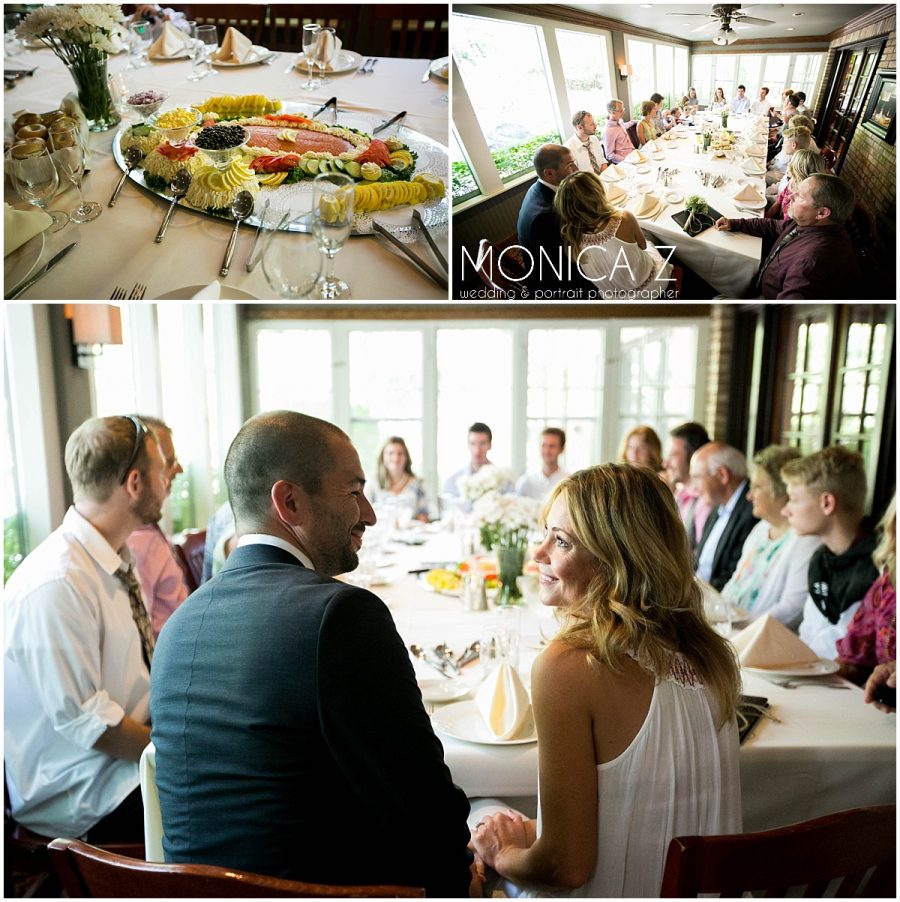 Duneland Beach Inn wedding lunch