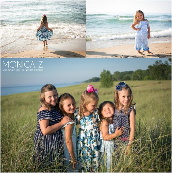 Beachwalk Resort | Extended Family Sunset Portrait Session | Michigan City IN