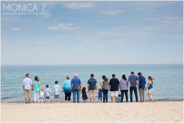 Extended Family Portrait Session | Summer Vacation | Beachwalk Resort – Michigan City IN