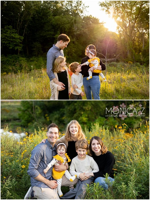 Family of Five | Outdoor family portraiture | Michigan City Indiana